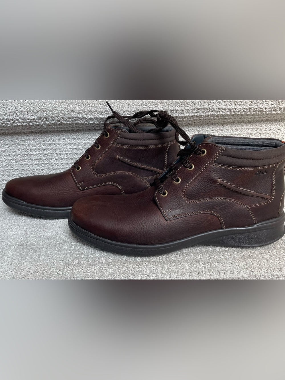 Clarks Men’s Cotrell Comfort Walk Leather Oxfords Tobacco Brown - Size 12M